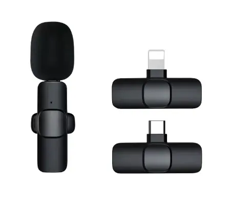 Wireless Microphone 1 drag 2 Lavalier Mobile Live Device Radio Microphone Wireless Lavalier Microphone