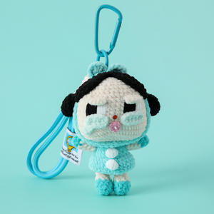 Llavero de Peluche Suave Hecho a Mano, Personalizado, con Muñeco de Peluche <span class=keywords><strong>que</strong></span> <span class=keywords><strong>Llora</strong></span>, Expresión de Llanto y Risa, Regalo - Product Image 4