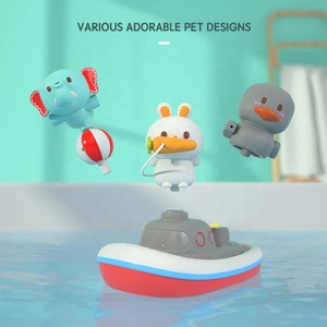 Mignon lapin pulvérisation d'eau jouet de bain enfant en bas âge temps de bain variable animal arroseur électrique pulvérisation d'eau <span class=keywords><strong>bateau</strong></span> baignoire douche jouet - Product Image 2