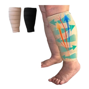 Envoltura <span class=keywords><strong>de</strong></span> compresión <span class=keywords><strong>de</strong></span> <span class=keywords><strong>pantorrilla</strong></span> para linfedema ajustable <span class=keywords><strong>de</strong></span> gran tamaño para hinchazón Edema Lipedema Circulación Pesadez <span class=keywords><strong>Dolor</strong></span> - Product Image 2