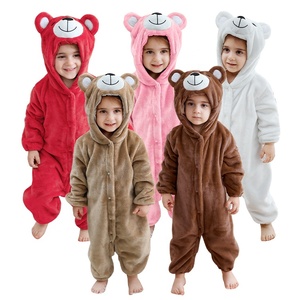 Michley hoàn thành màu sắc dễ thương Gấu bắc cực leo áo choàng Giao hàng nhanh chóng đặt hàng tối thiểu một mảnh với dây kéo đóng cửa - Product Image 1