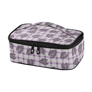 Small Potluck <b>Bag</b> Aloha Hawaii Purple Kalo Cooler Casserole <b>Bag</b> Insulated Casserole Carrier Zippered Casserole Carrier <b>Tote</b> <b>Bag</b> - Product Image 1