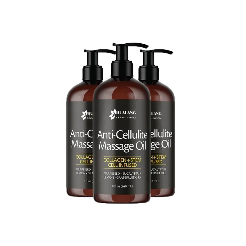 Oem 100% Pure Essentiële Oliën Collageen Stem Cell Huid Stevig Anti Cellulite Afslanken Massage Olie