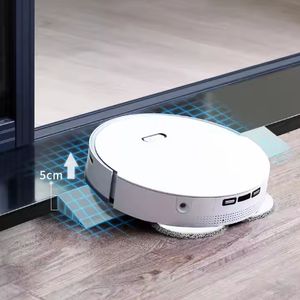 Robot aspirateur intelligent autonettoyant avec fonction de lavage, station d'accueil automatique avec collecte de poussière et élimination des saletés pour une utilisation humide et sèche - Product Image 3