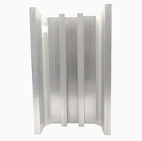 Radiateur en aluminium extrudé avec surface anodisée personnalisée, dissipateur thermique LED haute puissance, fournisseur Chine