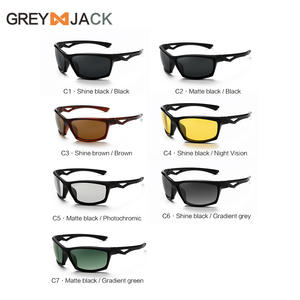 Gafas de Sol Deportivas Grises Jack TR90 Polarizadas UV400 para Ciclismo al Aire Libre, Conducción, Pesca, Protección Solar - Product Image 1