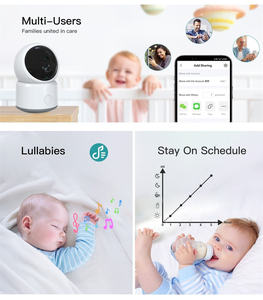 Écran LCD 5 pouces Tuya Cry Detect Baby Phone Berceuse audio bidirectionnelle sans fil 720P WiFi Caméra Vidéo Baby Monitor avec application Tuya - Product Image 5
