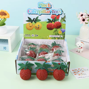 Bayberry Loquat Squishy <b>Toy</b> Realistic Fruit Stress Relief Rubber Squeeze Fidget for Office <b>Desk</b> Kids Adults - Product Image 5
