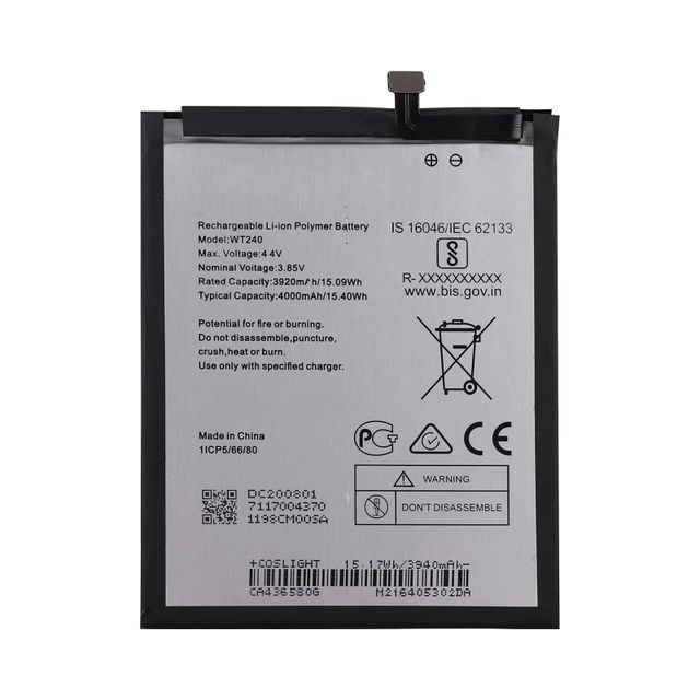 4000mAh Replacement Battery WT240 WT241 for Nokia 2.3 3.2 5.3 TA-1154 TA-1156 TA-1214 TA-1206 Cell Phone Lithium Ion Batteries