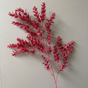 Venta al por mayor Salón Techo Flor falsa Simulación Hortensia Vino Rojo Peonía Flor roja Simulación Boda - Product Image 1