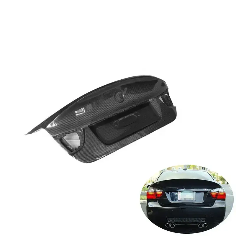 מכונית חלקי פחמן סיבי תא מטען עבור BMW 3 סדרת E90 2005 2006 2007 2008 2009 2010 2011 2012