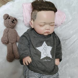 18 인치 Reborn 아기 인형 페인트 완료 신생아 장난감 실리콘 소프트 터치 현실적인 소장 예술 인형 <span class=keywords><strong>Chucky</strong></span> - Product Image 3