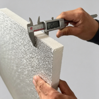 Panel de Ducto Preaislado PIR, Material de Aislamiento y Placa Ignífuga, Placa de Aislamiento de Espuma Fenólica de Aluminio de Doble Cara