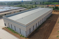 Atelier préfabriqué personnalisé facile à assembler, structure en acier, entrepôt commercial préfabriqué