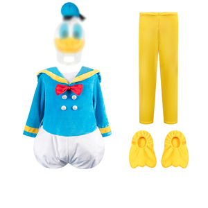 Costume de mascotte de dessin animé pour enfants, motif canard, avec chaussures, pour jeux de rôle, fêtes, spectacles, films, télévision et Halloween - Product Image 2