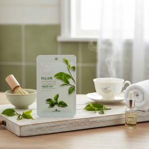 High Quality Green Tea Facial Mask Sheet Budget-friendly Essential with Premium Features - Product Image 3