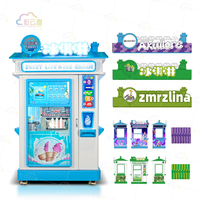 Distributeur automatique de crème glacée Caiyunjuan entièrement automatique Intelligent OEM grossistes avec fonction SDK