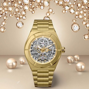 Reloj de Pulsera de Lujo para Hombre, de Acero Inoxidable, Esqueleto, Mecánico Automático, Cronógrafo, Cristal de Zafiro - Product Image 5