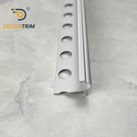DECORTTRIM Profilé d'escalier en aluminium antidérapant pour la transition entre carrelage et bois