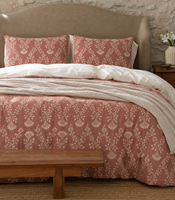 Ensemble de housse de couette en coton pur à fleurs vertes sauge, quatre pièces, avec drap et taies d'oreiller pour maison rustique