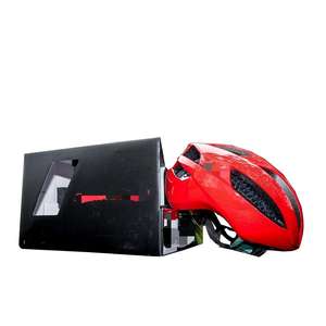 Emballage de casque exquis, boîtes à chapeaux personnalisables, boîtes à casque en carton ondulé, emballage de casque de vélo, portable et pliable. - Product Image 2