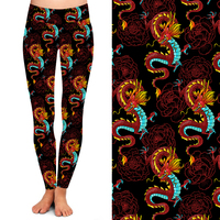 Leggings décontractés taille haute pour femme et fille, imprimé animaux marins multicolores, fournisseur professionnel chinois