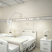 Nouveau support mural vertical pour tablette médicale, moniteur, en alliage d'aluminium, bras réglable en hauteur, usage hospitalier, charge 2-4 kg