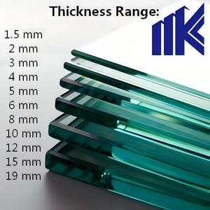 Vidrio Flotado Transparente de Fábrica, Estructura Sólida, Grosor de 6mm-19mm, Lámina Cruda <span class=keywords><strong>para</strong></span> Uso en Baños, Industria y Escaleras - Product Image 3