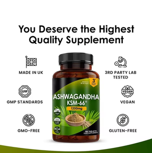 OEM Hızlı Özelleştirme Aşvagandha Ksm 66 Ekstrakt Kapsülleri Astaksantin Tozu Bitkisel Takviyeler Poşet Şişe Kutu 180 Tablet - Product Image 3