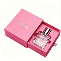 Caja de Perfume Personalizada, Reciclable y Resistente, con un Revestimiento Brillante en la Superficie, un Cajón Deslizante y un Forro de Esponja en el Interior