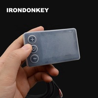 Cache de protection en plastique dépoli pour écran LCD et moteur DC sans balais de vélo électrique G51, anti-poussière, anti-pluie, anti-rayures