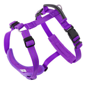 Tali anjing berbentuk I nilon dan pegangan kulit Solid - Product Image 2