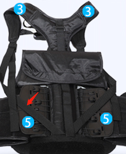 Einstellbare <span class=keywords><strong>TLSO</strong></span>-Platte Lordos stütze für den unteren Rücken Orthese Universal Size Medizinische Lordos stütze - Product Image 3