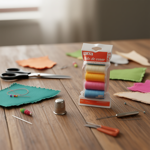 Filo da Cucito Ilan 5 Pezzi 40S/2 Colorato Assortito per Lavori Artigianali - Product Image 2