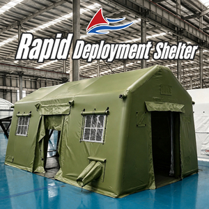 Carpa Modular de 4 Puertas con Estructura de Viga de Aire, Resistente a la Intemperie, Despliegue Rápido para Ayuda en Emergencias y Estación de Campo - Product Image 1