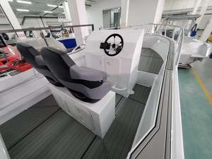 Allsea 25ft 7.5m <span class=keywords><strong>Barca</strong></span> da Pesca in <span class=keywords><strong>Alluminio</strong></span> <span class=keywords><strong>Inaffondabile</strong></span> con Motore Fuoribordo, Console Centrale e Certificazione CE - Product Image 4