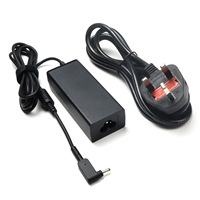 Adaptador de Corriente para Portátil de 45W 19V 2.37A, Conector CC de 3.0*1.1mm, Cargador de Repuesto Compatible con Fuente de Alimentación para Computadora Portátil