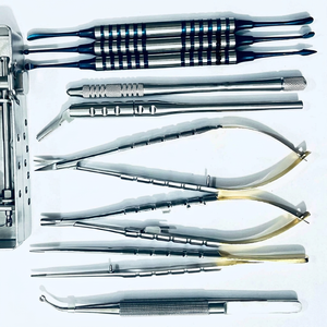 Kit de microchirurgie endodontique manuel en acier inoxydable personnalisé, certifié CE, design ergonomique, finition résistante à la corrosion, réutilisable - Product Image 1