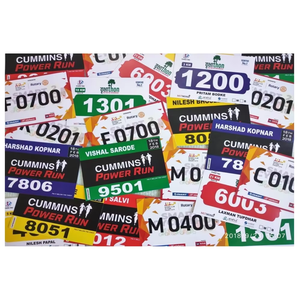 Dossards de course personnalisés en papier pour événements sportifs - Product Image 4