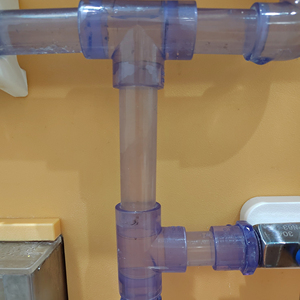 25mm PVC Fittings For Plumbing water collection clear PVC Coupling