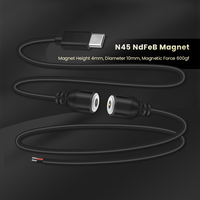 Connecteur magnétique 2 broches avec fil, câble de charge magnétique Type-C 12V pour appareils électroniques