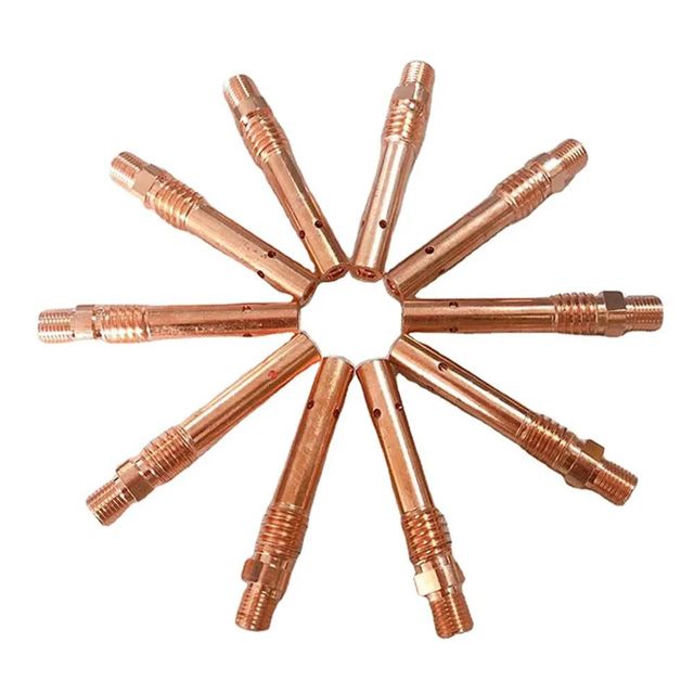 Welding Torch Consumable Pana/OTC Type Weld Copper Contact Tip Body 200A/350A/500A MIG Weld Contact Tip Holder