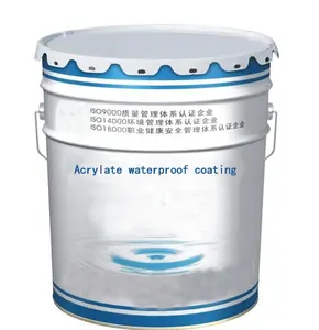 Eccellente emulsione di copolimero acrilico stirene a base d'acqua resistente all'acqua per pittura murale interna ed esterna