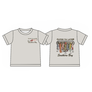 BT1447 Custom hunting season print Top for <b>Baby</b> Boy long Sleeve Infant <b>T</b>-<b>shirt</b> summer Clothe - Product Image 2