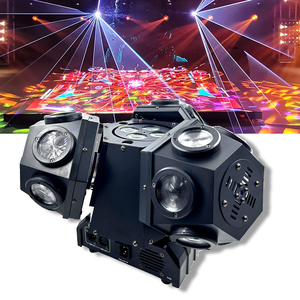 Luz de discoteca giratoria con cabezal móvil láser LED RGBW de alto brillo, 18 canales DMX512, IP20, refrigeración por ventilador forzado, estroboscópica para <span class=keywords><strong>DJ</strong></span> - Product Image 1