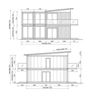 Casa Modular Prefabricada de Lujo Lista para Enviar, Moderna, Blanca, de 2 Niveles, Tipo Contenedor, Espacio de Vivienda Portátil con Vistas Panorámicas - Product Image 5