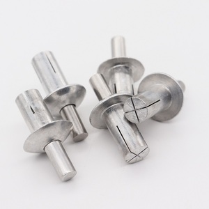 Rivets d'expansion en alliage d'<span class=keywords><strong>aluminium</strong></span> avec tête à bride pour meubles et construction - Product Image 1