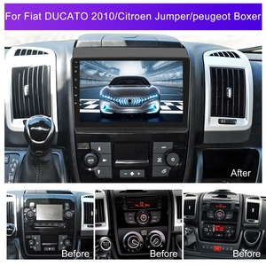Autoradio Android Podofo 9 ''pour <span class=keywords><strong>Fiat</strong></span> <span class=keywords><strong>Ducato</strong></span> 2010/Citroen Jumper/Peugeot Boxer CarPlay Android Auto <span class=keywords><strong>GPS</strong></span> WiFi BT FM Factory - Product Image 2