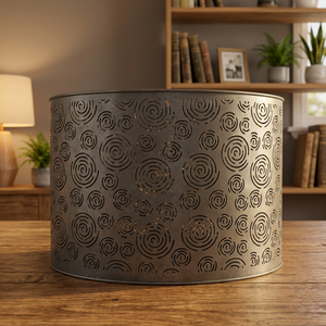 Cage à bougie perforée gravée - Product Image 3