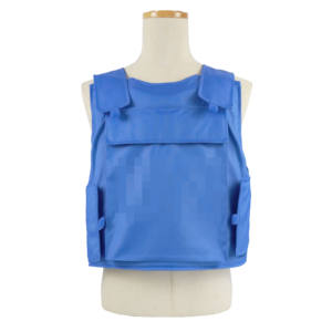 سترة تكتيكية بدون درع أزرق من Newtech لحفظ السلام سترة من مادة البوليستر والنايلون للاستخدام الواقي من طبقات البولي إيثيلين - Product Image 3